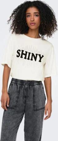 ONLY Kurzarmshirt ONLSANNI S/S STONES TOP BOX JRS