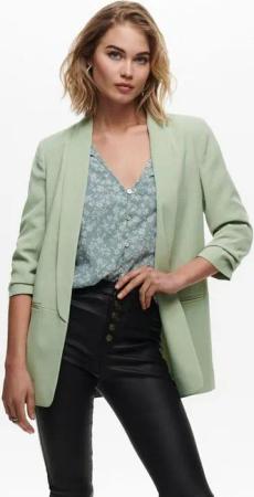 ONLY Kurzblazer (1-tlg) Falten