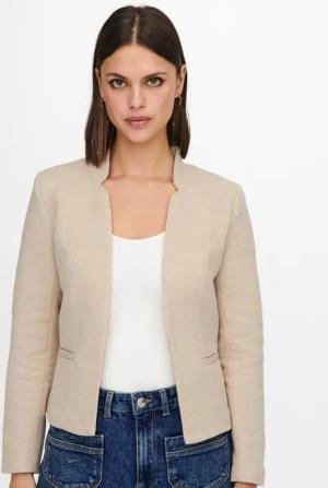 ONLY Kurzblazer ONLADDY-LINEA L/S SHORT BLAZER CC TLR Materialmix, regular fit