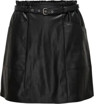 Only Kurzer Rock - ONLHEIDI FAUX LEATHER SKIRT NOOS OTW - XS bis M - für Damen - Größe M - schwarz