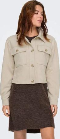 ONLY Kurzjacke ONLBELICIA LIFE FAUX SUEDE JACKET OTW aus weichem Wildlederimitat