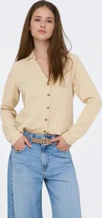 ONLY Langarmbluse "ONLTHYRA LIFE L/S REGULAR SHIRT NOOS WVN"