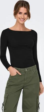 ONLY Langarmshirt ONLLIVE LOVE LIFE LS BOATNECK JRS NOOS