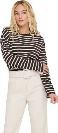 ONLY Langarmshirt ONLNEW braun | XL