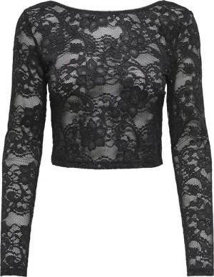 ONLY Langarmshirt ONLSAFINA L/S GLITTER LACE TOP ACC