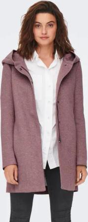 ONLY Langjacke "ONLSEDONA LIGHT COAT OTW NOOS" mit Kapuze in melierter Optik