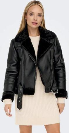 ONLY Lederimitatjacke ONLAGNETE FAUX LEATHER BIKER JKT OTW im Biker-Style