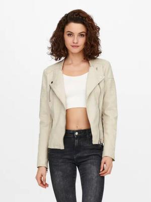 ONLY Lederimitatjacke ONLAVA FAUX LEATHER BIKER OTW NOOS mit Biker-Details