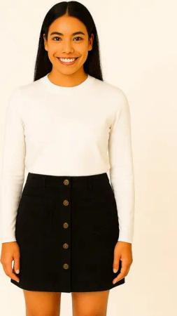 ONLY Lederimitatrock ONLGISELLE FAUX SUEDE SKIRT OTW ZL