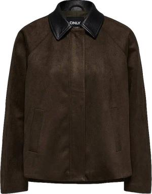 ONLY Lederjacke braun | S