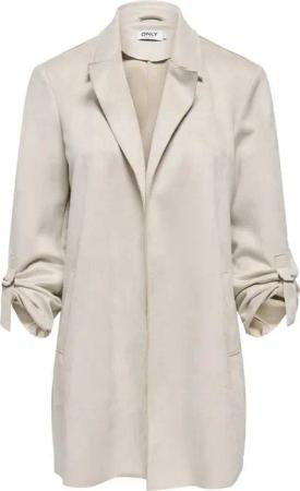 ONLY Ledermantel Wildlederimitat Mantel - Regular Fit