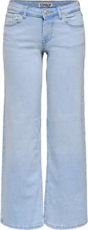 ONLY Low-rise-Jeans ONLJUDY – Wide-Leg-Jeans mit niedriger Leibhöhe unifarben, modisch, gerade, Denim, Eingrifftaschen