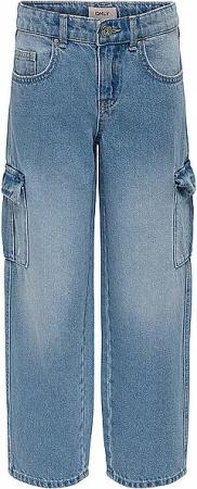 ONLY Mädchen Jeans Wide Fit KOGHARMONY hellblau | 152