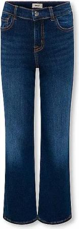 ONLY Mädchen Jeans Wide Fit KOGMADISON dunkelblau | 140