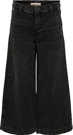ONLY Mädchen Jeans Wide Leg  KOGCOMET schwarz | 140