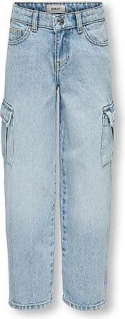 ONLY Mädchen Jeans Wide Leg  KOGHARMONY hellblau | 158
