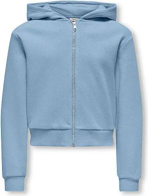 ONLY Mädchen Sweatjacke KOGSWEAT hellblau | 146-152