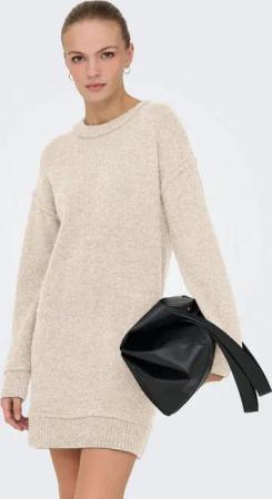 ONLY Midikleid ONLHAZEL LS O-NECK DRESS BF KNT Sommerkleid