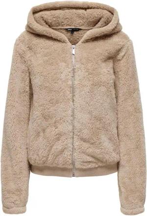 Only - "Newanna" Jacke für Damen, Teddy-Stoff (Beige)