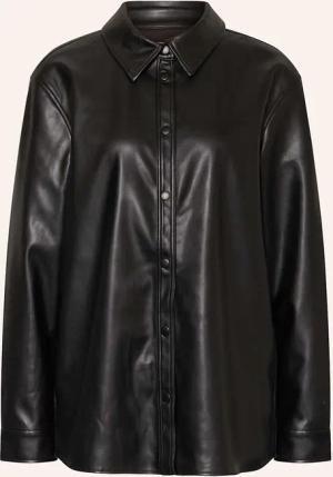 ONLY Overshirt in Lederoptik