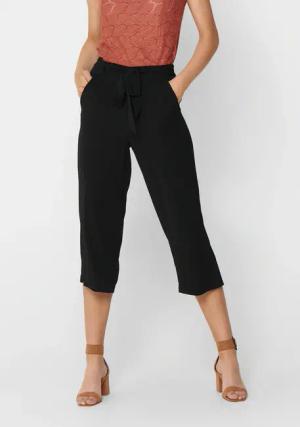 ONLY Palazzohose "ONLWINNER – Culottehose mit elastischem Bund und Kordelzug" Materialmix, regular fit