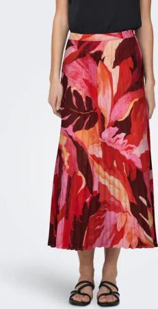 ONLY Plisseerock "ONLALMA LIFE POLY PLISSE SKIRT AOP"