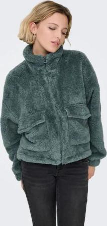 ONLY Plüschjacke ONLANNA CONTACT LIFE SOL JACKET CC OTW mit aufgesetzten Taschen, weiche Plüschqualität