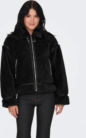 ONLY Plüschjacke "ONLMICHELLE TEDDY JACKET OTW" ohne Kapuze