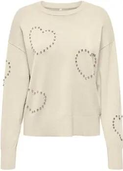 Only  Pullover BEE LS HEART BLING ONECK CC KNT 15365366