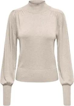Only  Pullover Julia Life L/S Knit - Pumice Stone