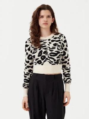 ONLY Pullover Lima 15339828 Beige Cropped Fit