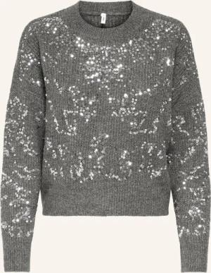 ONLY Pullover mit Pailletten