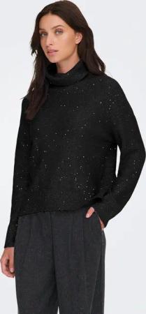 ONLY Rollkragenpullover "ONLARIZONA LS SEQUINS ROLLNECK PULL KNT"