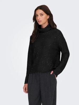 ONLY Rollkragenpullover ONLARIZONA LS SEQUINS ROLLNECK PULL KNT