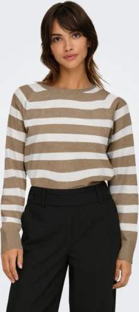 ONLY Rundhalspullover ONLAMA LIFE LS RAGLAN O-NECK CC KNT