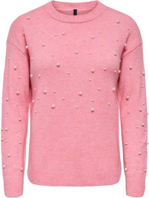 ONLY Rundhalspullover ONLEMBLA LS O-NECK PEARL EX KNT