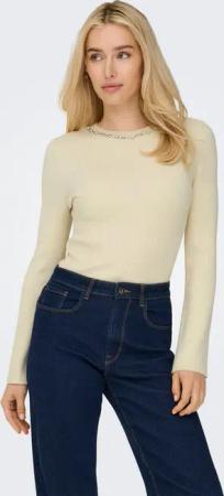 ONLY Rundhalspullover ONLNATASCHA LS BLING O-NECK CC KNT