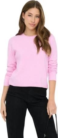 ONLY Rundhalspullover Zeitloses Design in weicher Flat-Knit-Qualität für Alltag und Büro