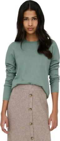 ONLY Rundhalspullover Zeitloses Design in weicher Flat-Knit-Qualität für Alltag und Büro