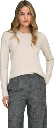 ONLY Rundhalspullover Zeitloses Design in weicher Flat-Knit-Qualität für Alltag und Büro