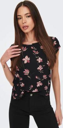 ONLY Shirtbluse ONLVIC S/S AOP TOP NOOS PTM mit Allover Druck