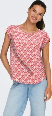 ONLY Shirtbluse ONLVIC S/S AOP TOP NOOS PTM mit Allover Druck