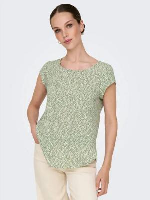 ONLY Shirtbluse ONLVIC S/S AOP TOP NOOS PTM mit Allover Druck