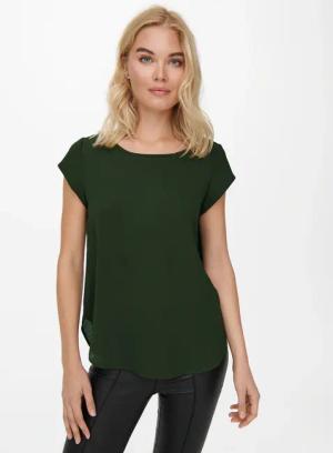 ONLY Shirtbluse "ONLVIC S/S SOLID TOP"