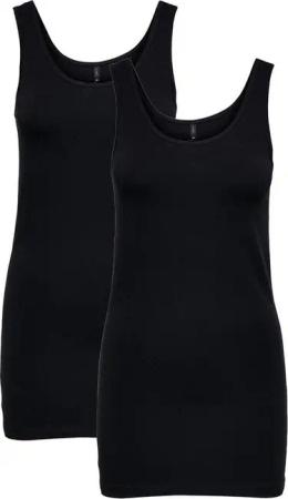 ONLY Shirttop (2-tlg) ONLLIVE LOVE S/L LONG TANK TOP NOOS