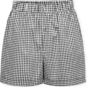 Only  Shorts Maye Check Shorts - Black/White