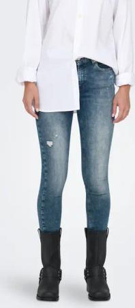 ONLY Skinny-fit-Jeans "ONLBLUSH MID SKIN ANK RW DNM REA593 NOOS"
