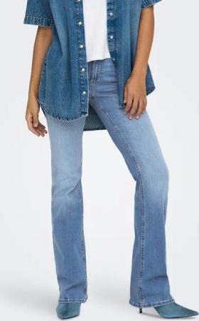 ONLY Skinny-fit-Jeans "ONLBLUSH MW BACK POCK FLA TAI222 DNMNOOS"