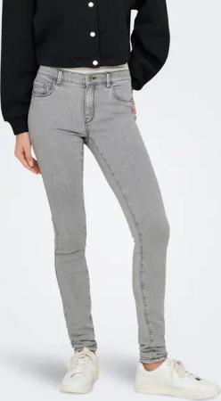 ONLY Skinny-fit-Jeans "ONLRAIN LIFE REG SKINNY DNM" mit Gürtelschlaufen
