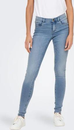 ONLY Skinny-fit-Jeans ONLRAIN LIFE REG SKINNY DNM mit Gürtelschlaufen